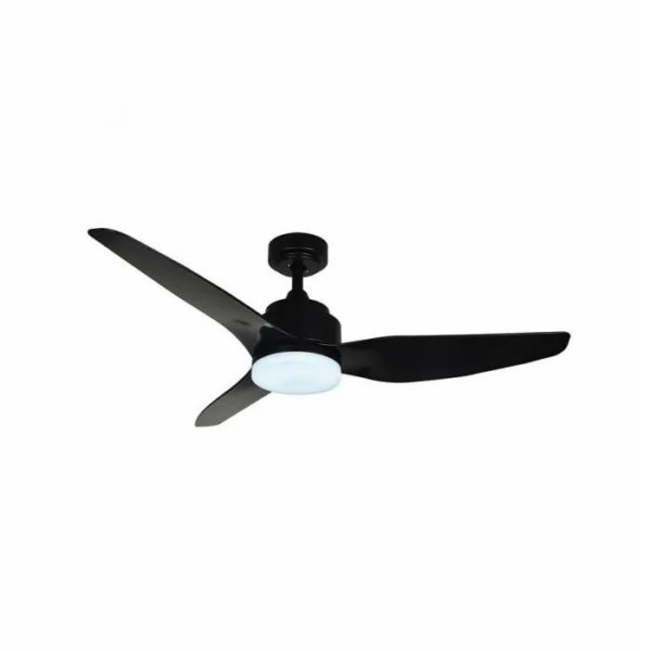 מאוורר תקרה "CCT 25W DALLAS 52 עם שלט-שחור