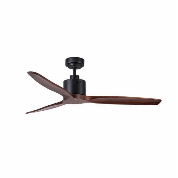 מאוורר תקרה 'HERCULES 60 שחור+עץ+שלט DC