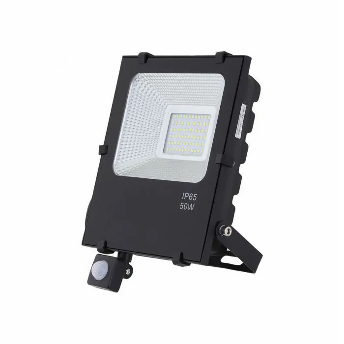 תאורת הצפה דלתא 50W אור יום משולב חיישן