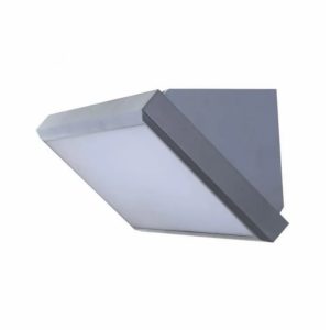 מנורת קיר טוסקנה 24W אפור אור יום