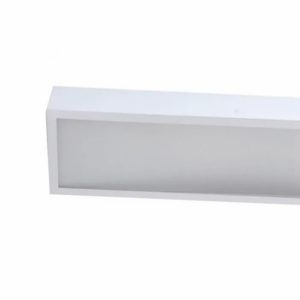 גוף תאורה צמוד תקרה 120×30 אור יום 60W AC OLYMPIC לבן